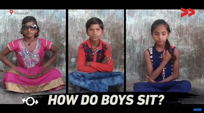How Do Boys Sit?